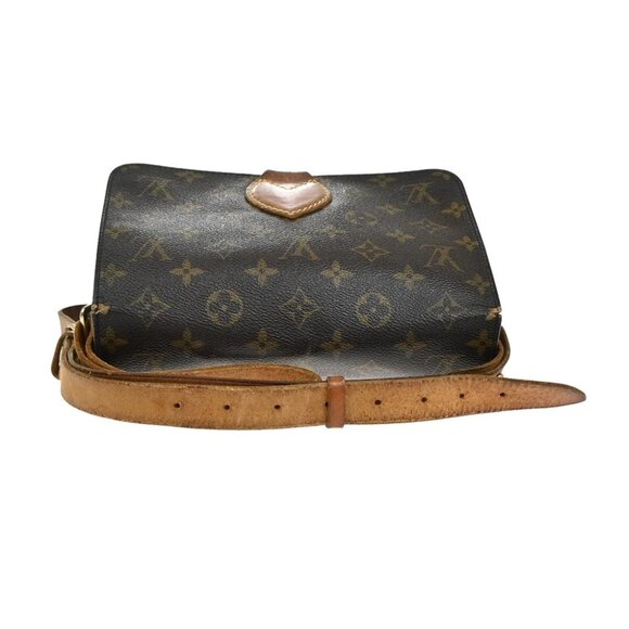 LOUIS VUITTON Cartouchiere MM Shoulder Bag Monogram Leather Brown M51253 - Picture 12 of 16